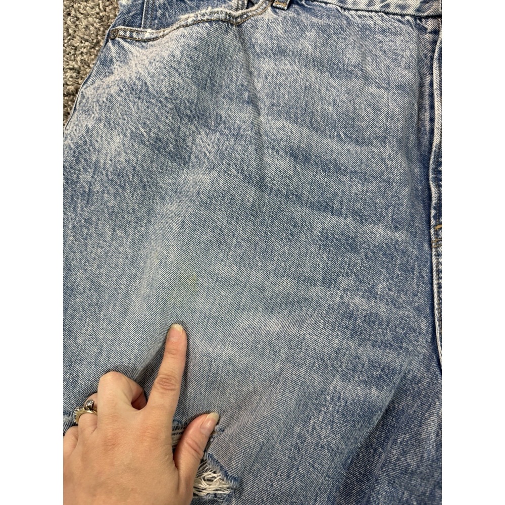 American Eagle Curvy Mom Jeans Women's Size 22 Blue - Picture 10 of 13